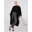 Straight Leg Bootcut Pants With Faux Leather Belt