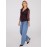 Abstract Print Crossover Mesh Top