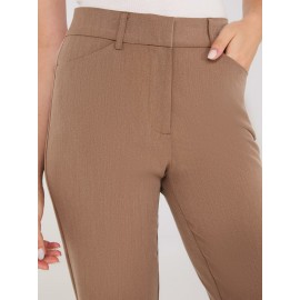 Straight Leg Long Length Slant Pocket Pants