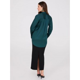 Satin Tunic Blouse