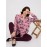 Floral Print Chiffon Button-Front Blouse