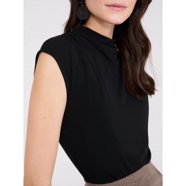 Extended Sleeve Funnel Neck Top