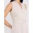 Linen Split Neck Belted Fit & Flare Dress