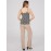 Animal Print Mesh V-Neck Tank Top