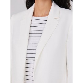 Waisted Open Blazer