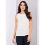 Sleeveless Floral Burnout Chiffon Top