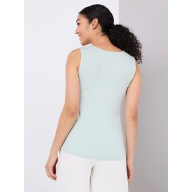 Sleeveless Floral Burnout Chiffon Top