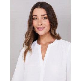 Chiffon Split Neck Blouse