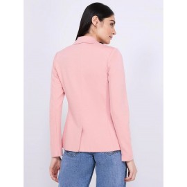 Textured Open Blazer