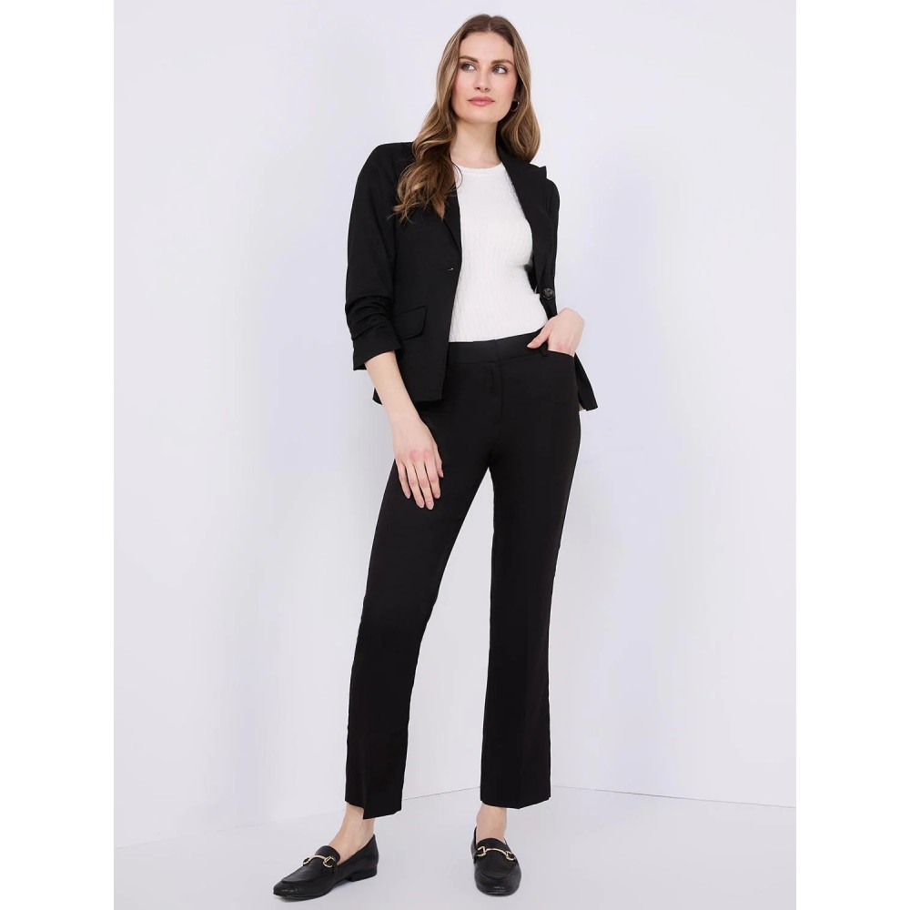 Straight-Leg Ankle Pants