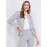 One-Button Ruched Sleeve Blazer