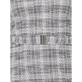 Metallic Boucle Fit & Flare Mini Dress