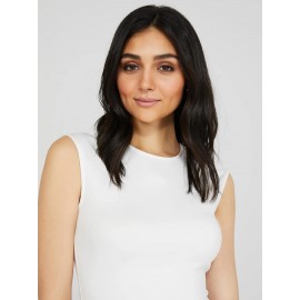 Sleeveless Crew Neck Top