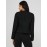 Waisted Boucle Blazer With Fringe Details