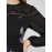 Long Balloon Sleeve Ditsy Floral Crew Neck Top