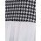 2-Fer Houndstooth Vest With Crepe Long Sleeve Top