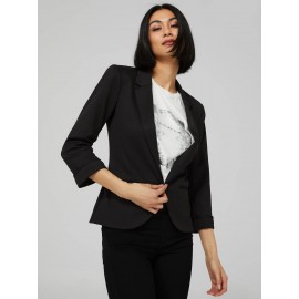 Cuffed 3/4 Sleeve Blazer