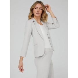 One-Button 3/4 Sleeve Blazer