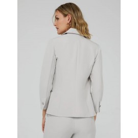 One-Button 3/4 Sleeve Blazer