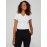 Short Sleeve Crepe Cowl Neck Top