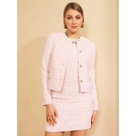 Cropped Boucle Jacket