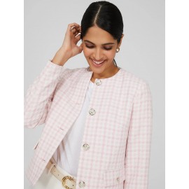 Cropped Boucle Jacket