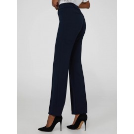 Pull-On Pant With Front Button Detail