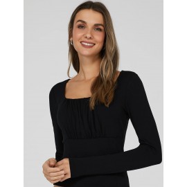 Square Neck Crop Top