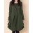Women Solid Long Sleeve Crew Neck Casual Dress