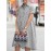 Women Gingham Plaid Lapel Half Button Short Sleeve Shirt Dress