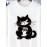 Mens Cat Graphic Crew Neck Casual Pullover Sweatshirts Winter