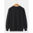 Mens Japanese Warrior Cat Print Crew Neck Pullover Sweatshirts