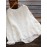 Calico Printed Ruffle Sleeve O-neck Blouse For Women