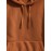 Mens Contrast Patchwork Kangaroo Pocket Fleece Drawstring Hoodies Winter