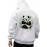 Mens Panda Bamboo Back Print Long Sleeve Loose Hoodies Winter